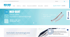 Desktop Screenshot of meddentonline.pl